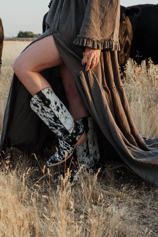Cowhide Boots for Women - Stiefeld Boots