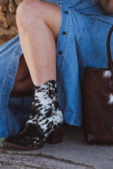 The Jolene Cowhide Boots - - Women's Western Wear -Stiefeld Boots