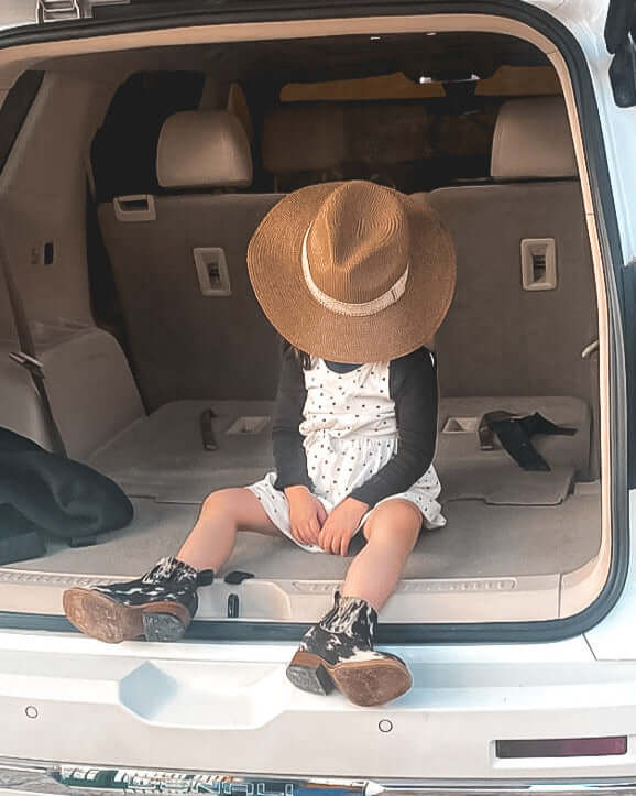 Cowhide boots for kids children