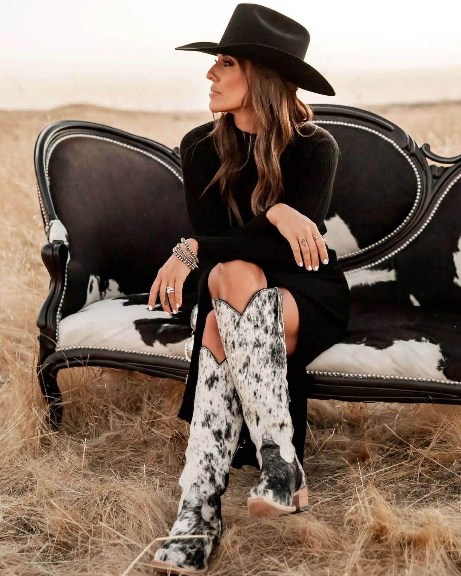 Lorraine Hair-on Hide Boots – Limited Edition Preorder – Women’s Tall Cowgirl Boots