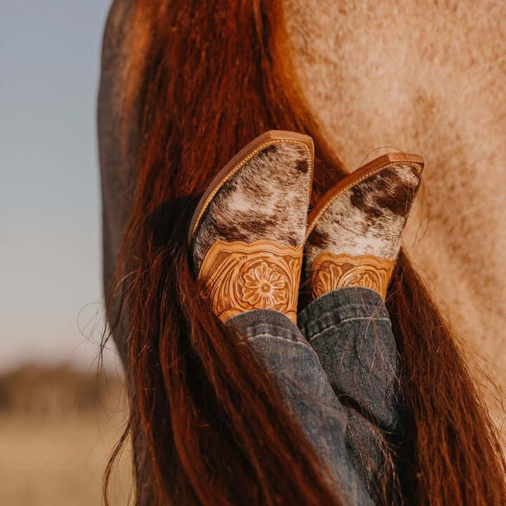 Handmade Cowhide Boots for Women