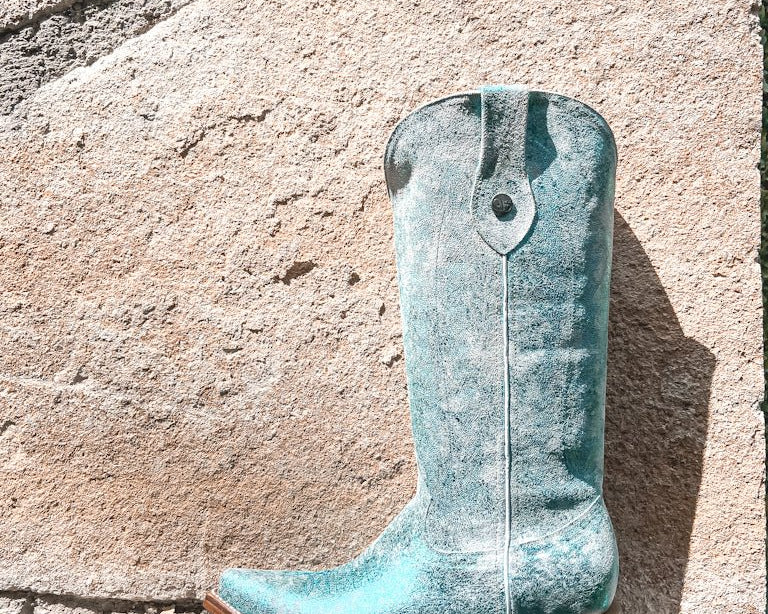 Dakota Metallic Turquoise Edition – Pointed Toe - Stiefeld Boots
