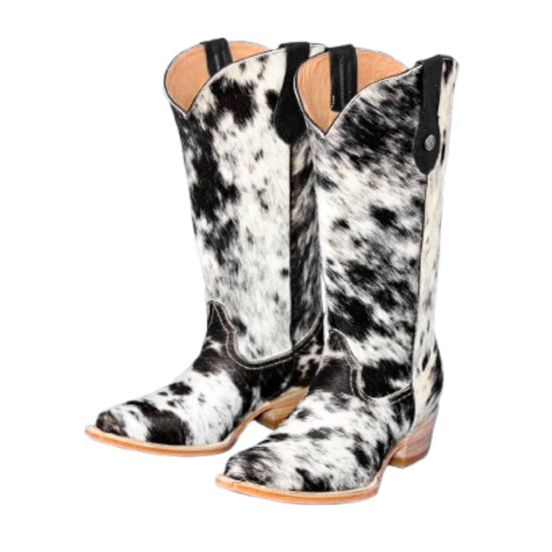Dakota Tall Cowhide Boots - Pointy Toe - Size 9 US - Stiefeld Boots