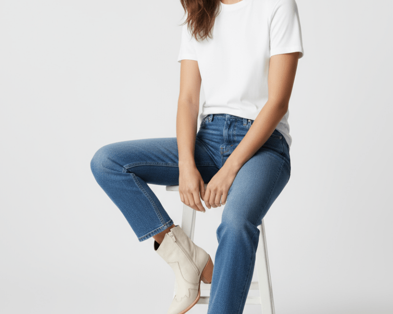 Jolene High Heel Boots – Pearl White Crackled Leather