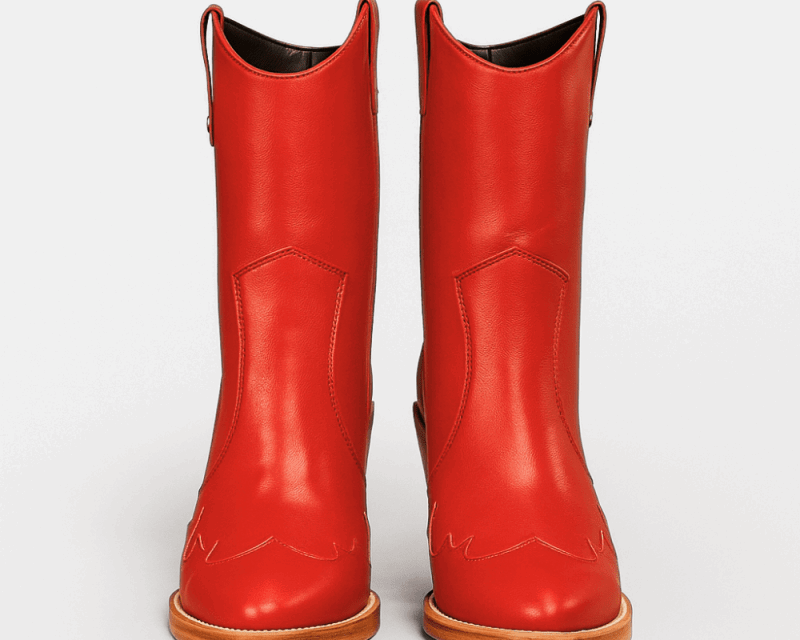 Jolene High Heel Boots – Rodeo Red Leather - Stiefeld Boots