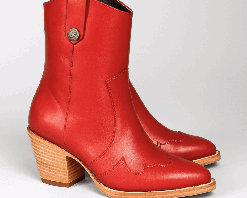 Jolene High Heel Boots – Rodeo Red Leather - Stiefeld Boots