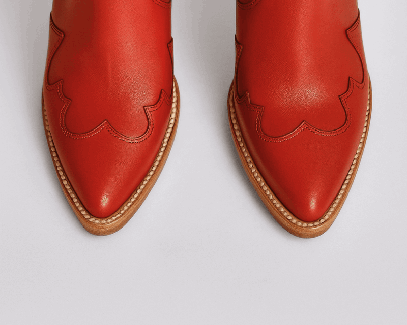 Jolene High Heel Boots – Rodeo Red Leather - Stiefeld Boots