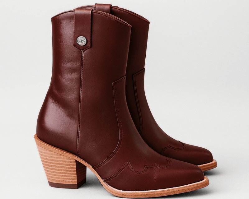 Jolene High Heel Boots – Saloon Merlot - Stiefeld Boots