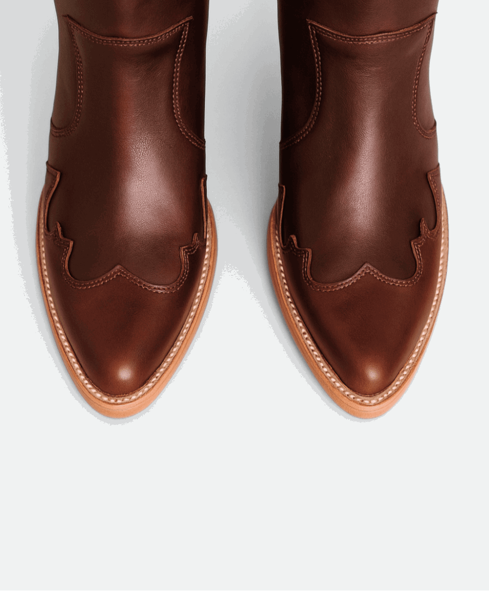 Jolene High Heel Boots – Saloon Merlot - Stiefeld Boots