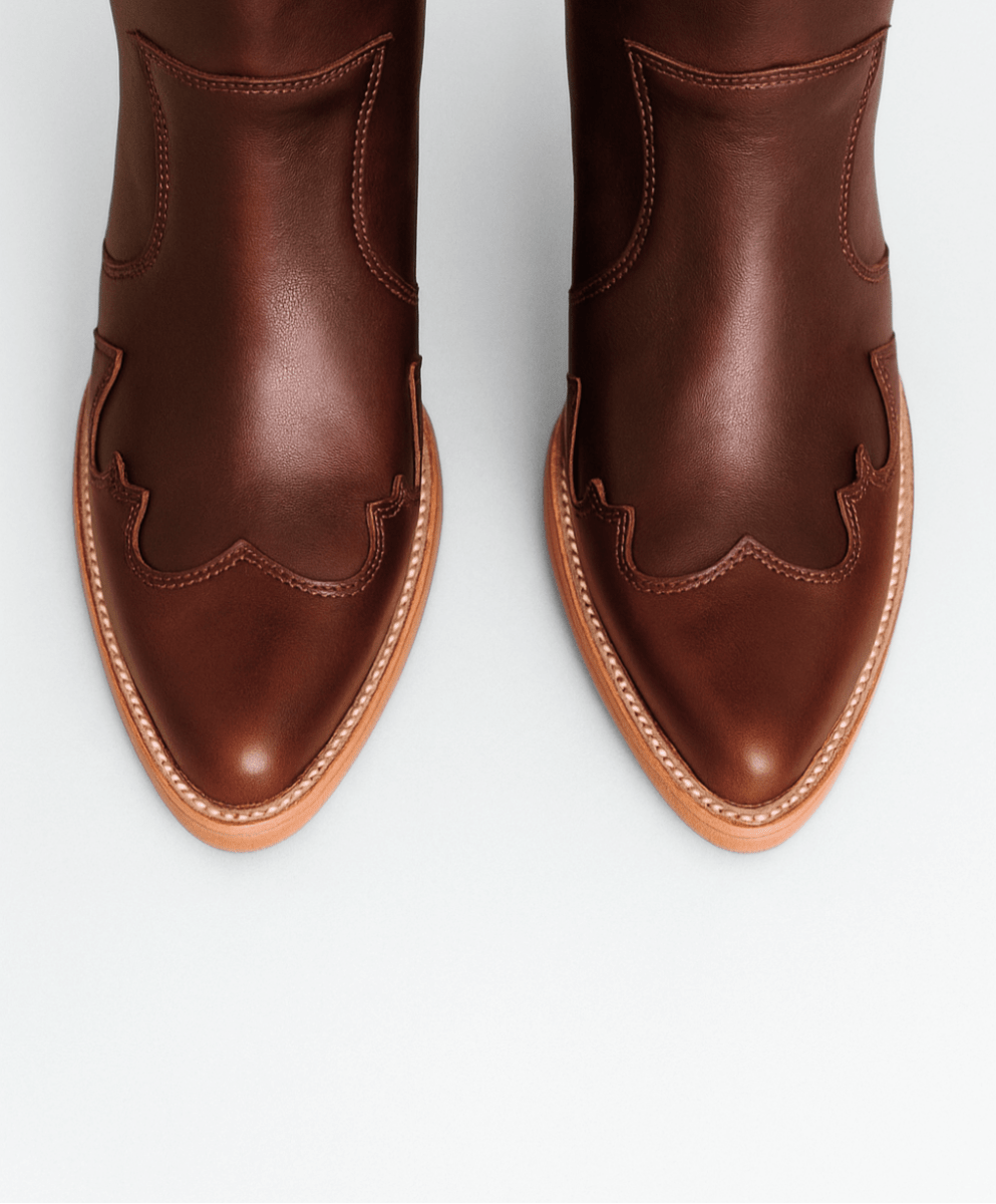 Jolene High Heel Boots – Saloon Merlot - Stiefeld Boots