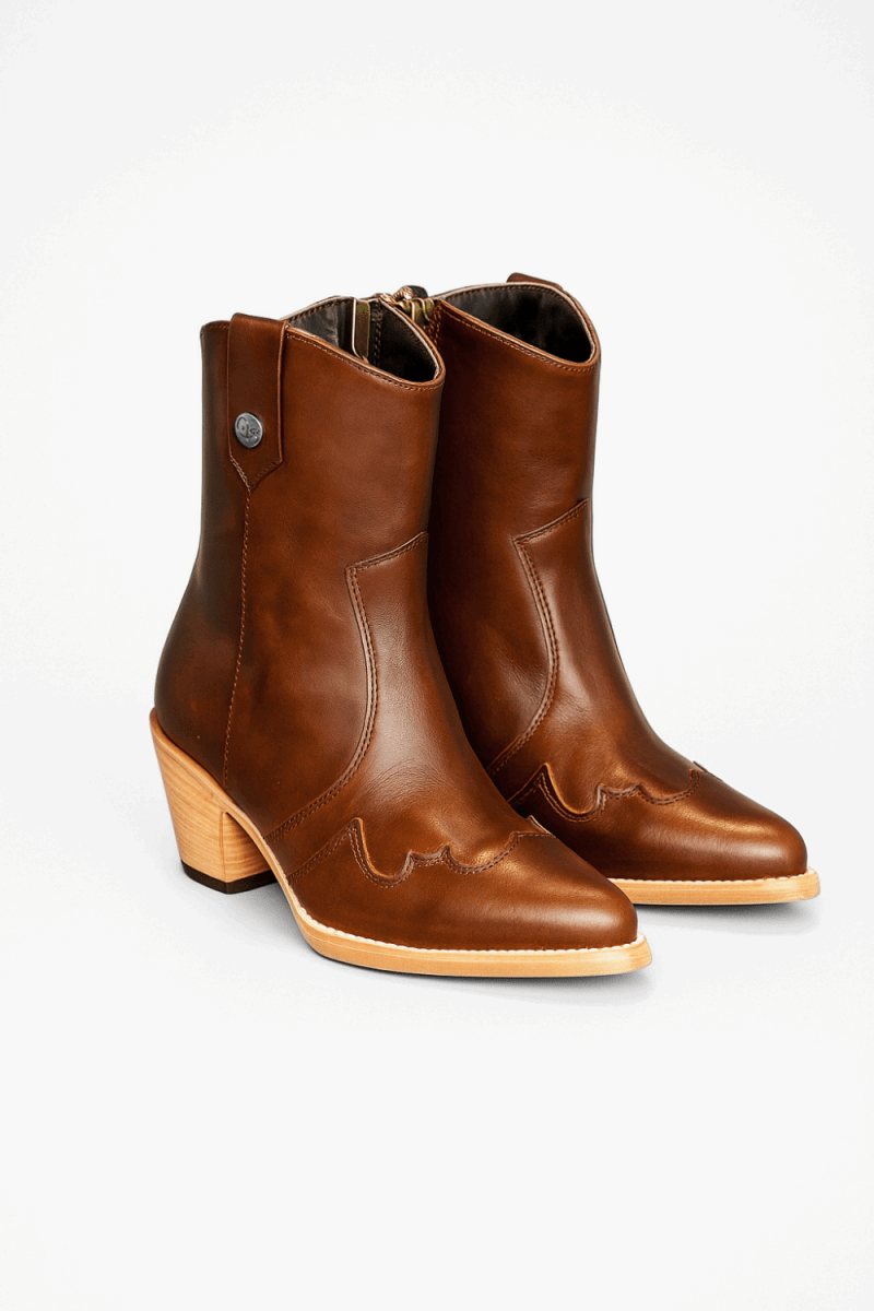 Jolene High Heel Boots – Tobacco Dust - Stiefeld Boots