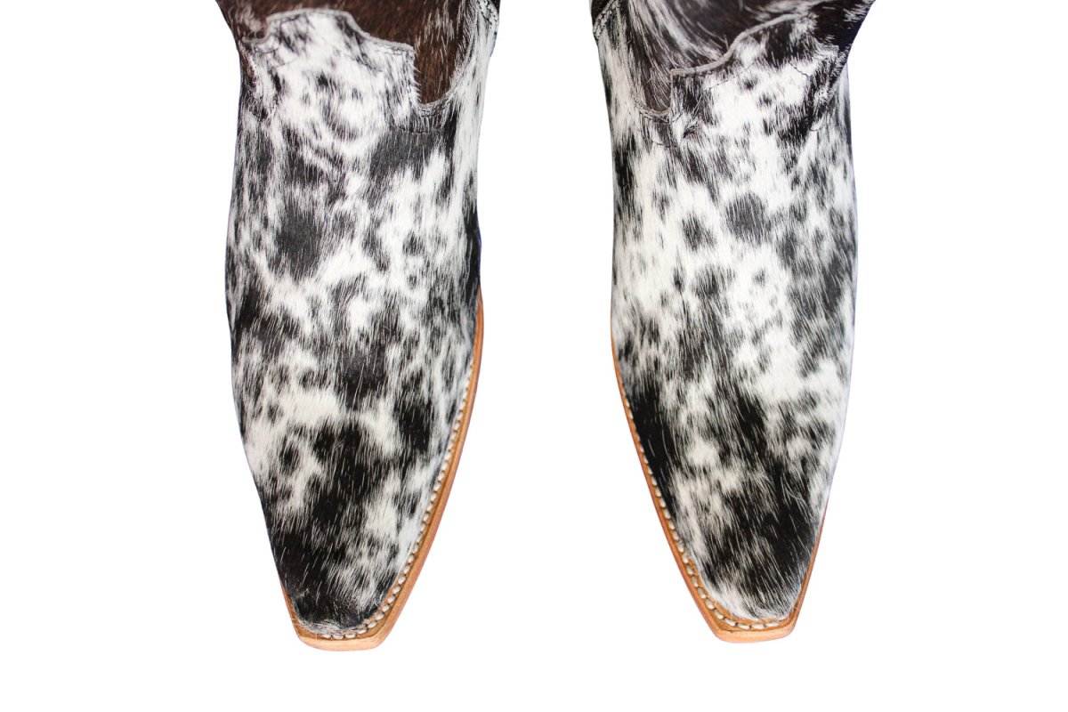 Lorraine Knee - High Cowhide Boots – Tricolor - Stiefeld Boots