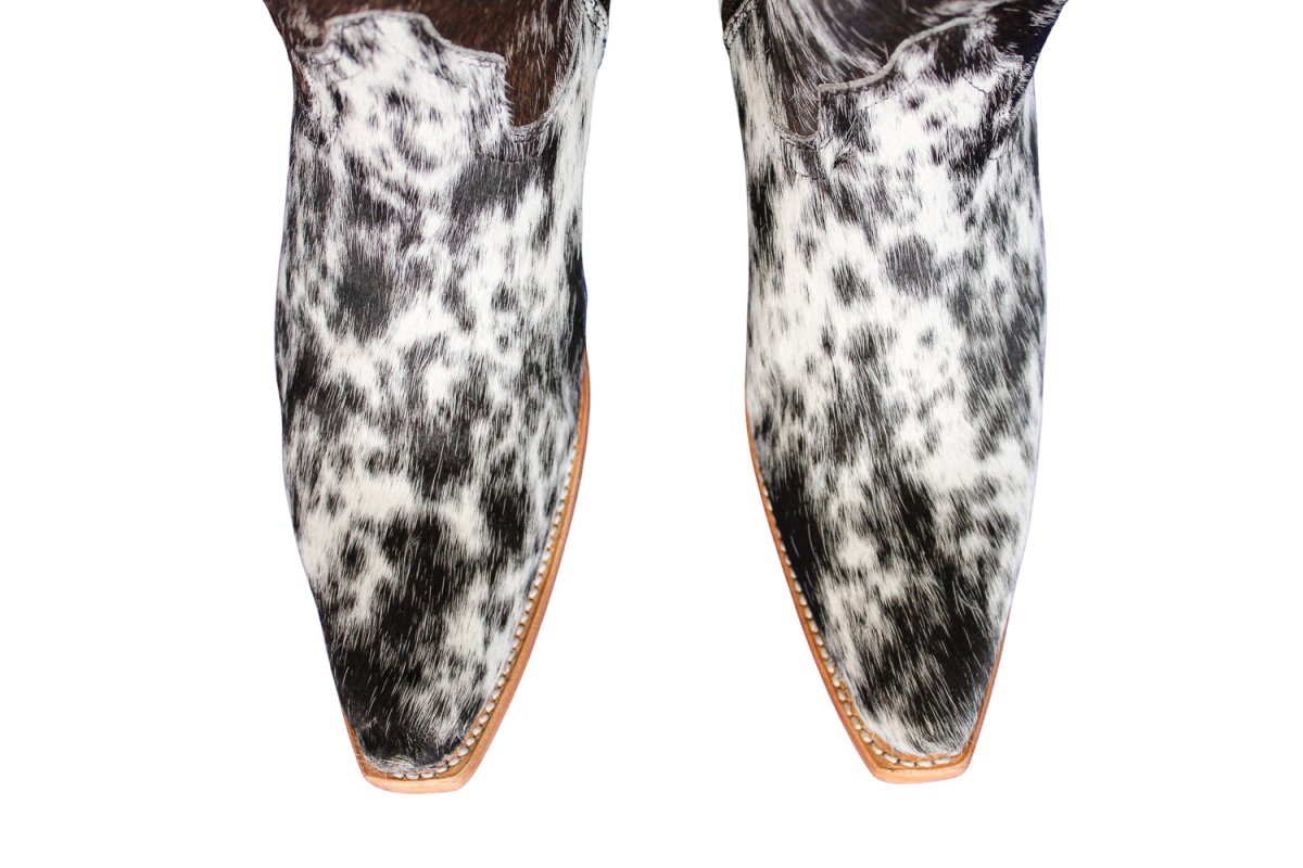 Lorraine Knee - High Cowhide Boots – Tricolor - Stiefeld Boots