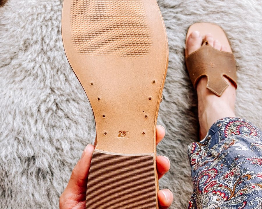 Luciana Leather Sandals – Brown - Stiefeld Boots