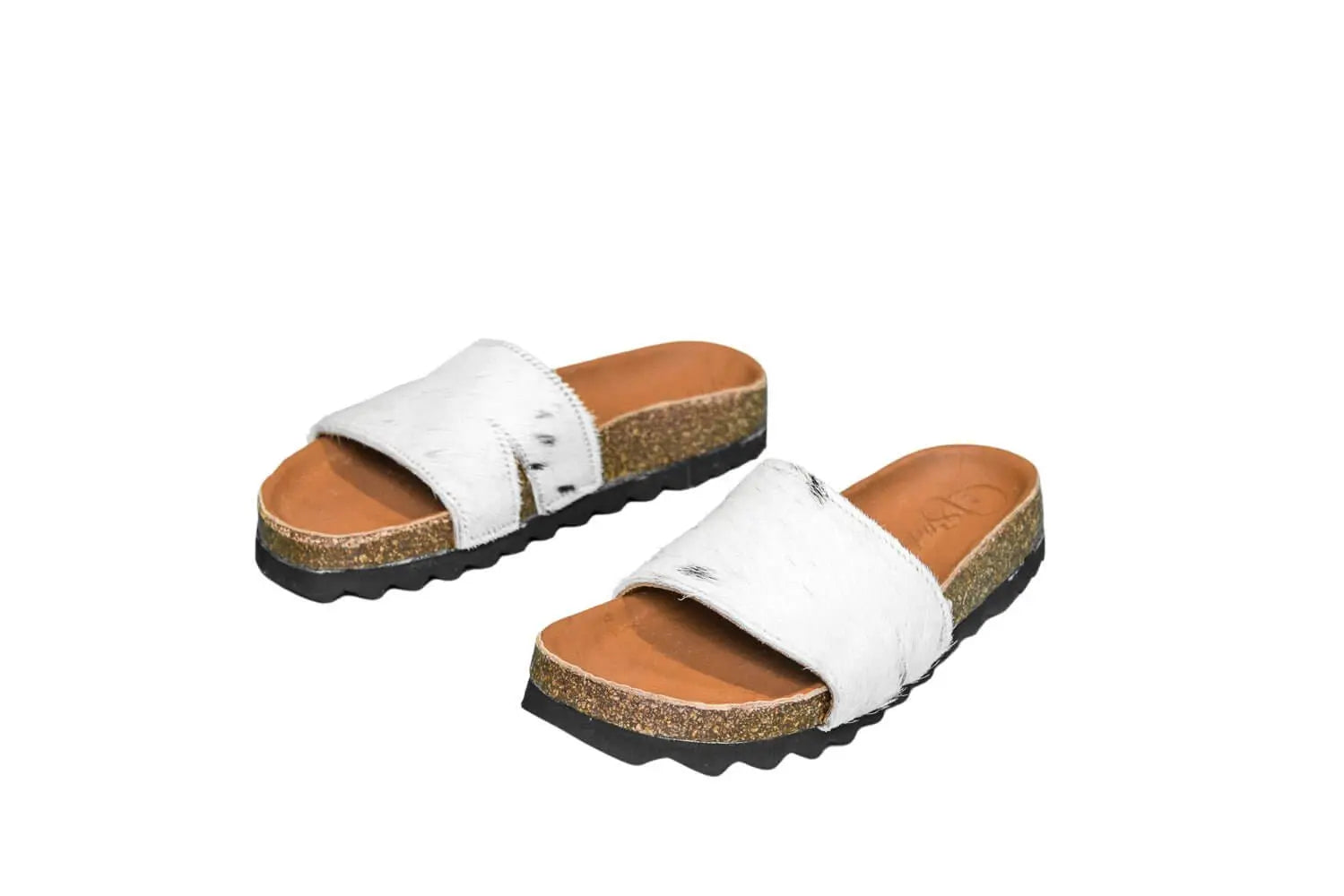Tara Cowhide Slides Sandals - Size 6 - Women's Western Wear