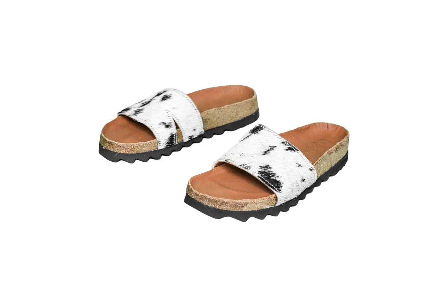 Tara Cowhide Slides Sandals - Size 6 - Women's Western Wear