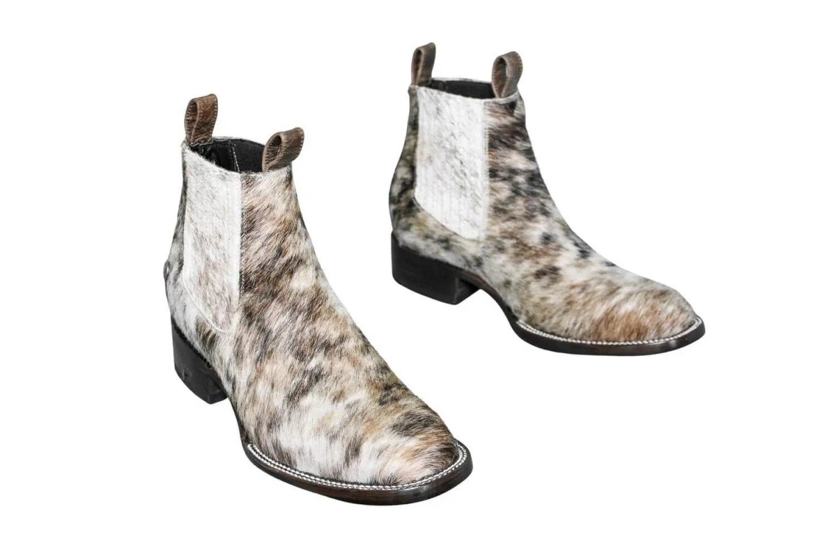 Aurora Cowhide Boots – Size 10 – Handmade Western Boots for Women