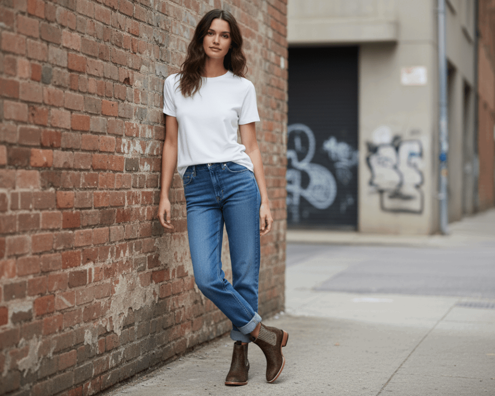 The Aurora Cowhide Boots – Size 10.5 US