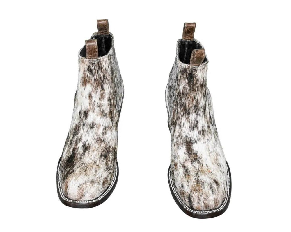 Aurora Cowhide Boots – Size 11 – Authentic Cowhide Boots from Mexico