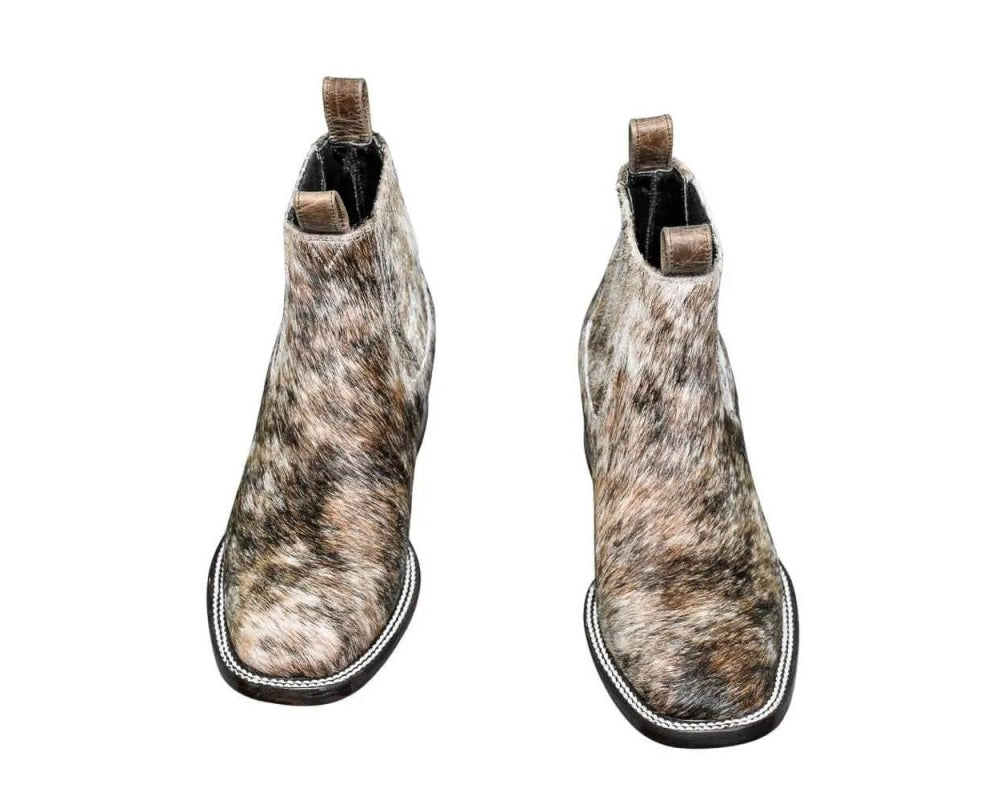 Aurora Cowhide Boots – Size 6.5 – Handmade Western Boots for Women