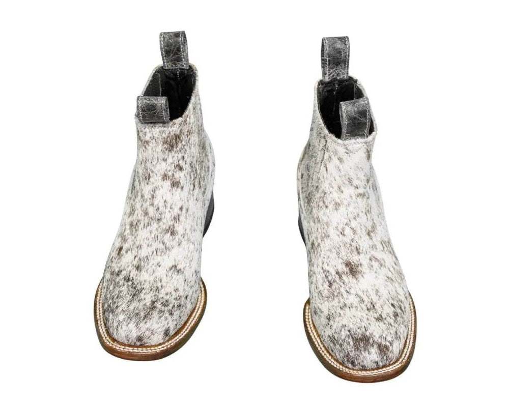 Aurora Cowhide Boots – Size 6.5 – Handmade Western Boots for Women