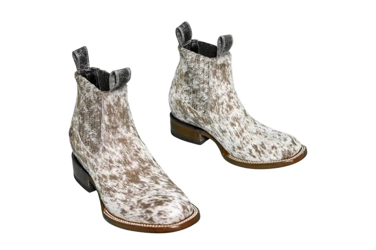 Aurora Cowhide Boots – Size 7 – Handmade Western Boots for Women