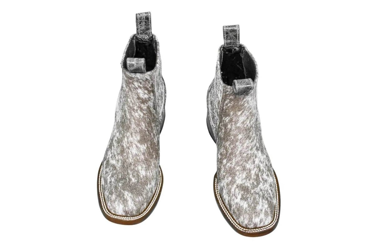 Aurora Cowhide Boots – Size 7.5 – Handmade Western Boots for Women