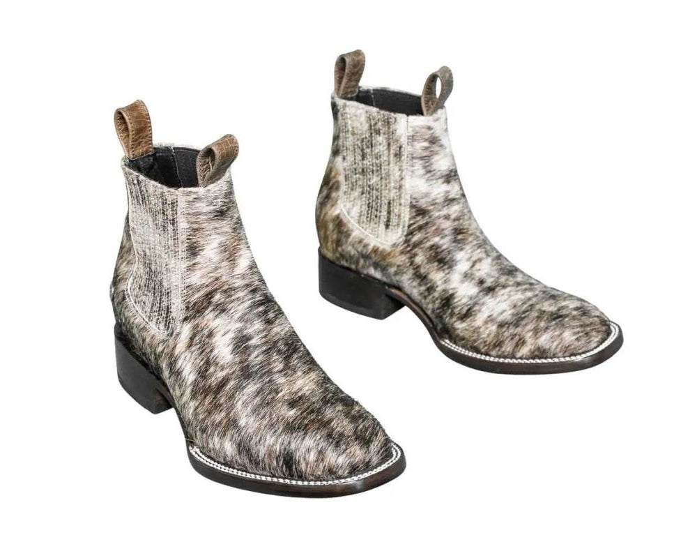 Aurora Cowhide Boots – Size 7.5 – Handmade Western Boots for Women