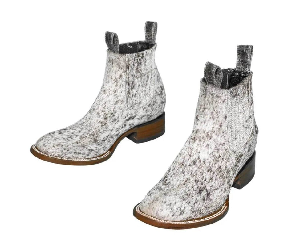 Aurora Cowhide Boots – Size 7.5 – Handmade Western Boots for Women