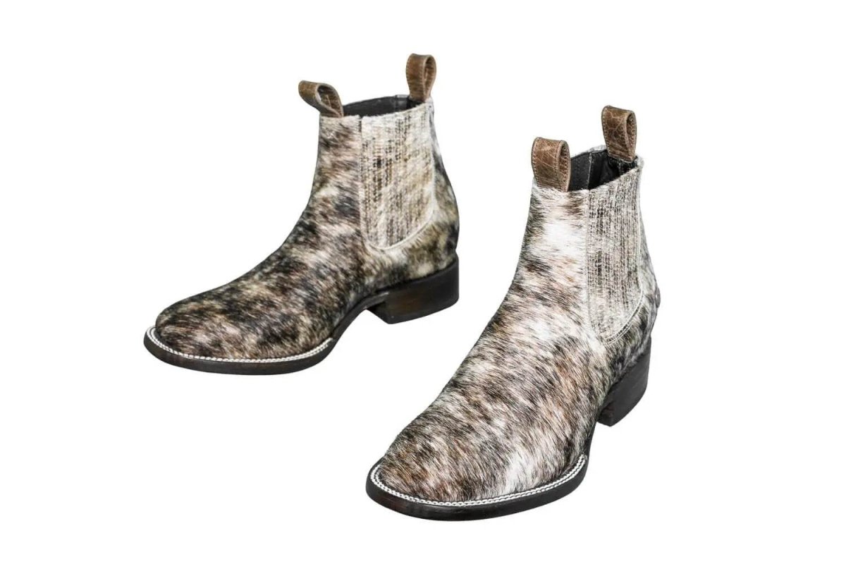 Aurora Cowhide Boots – Size 7.5 – Handmade Western Boots for Women