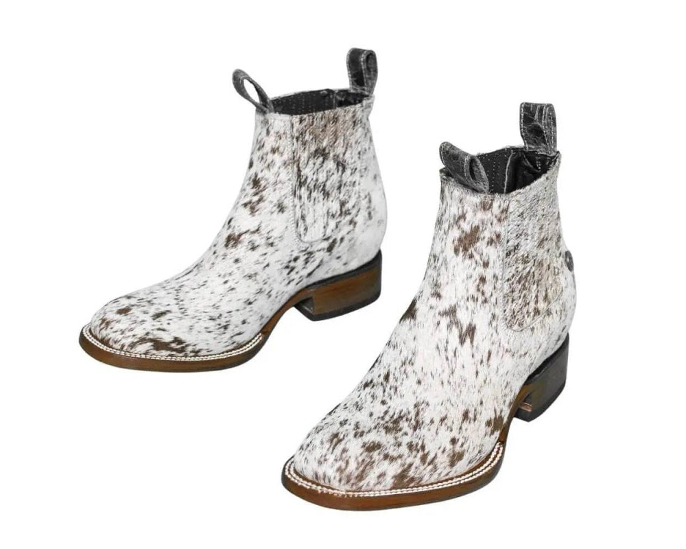 Aurora Cowhide Boots – Size 7.5 – Handmade Western Boots for Women