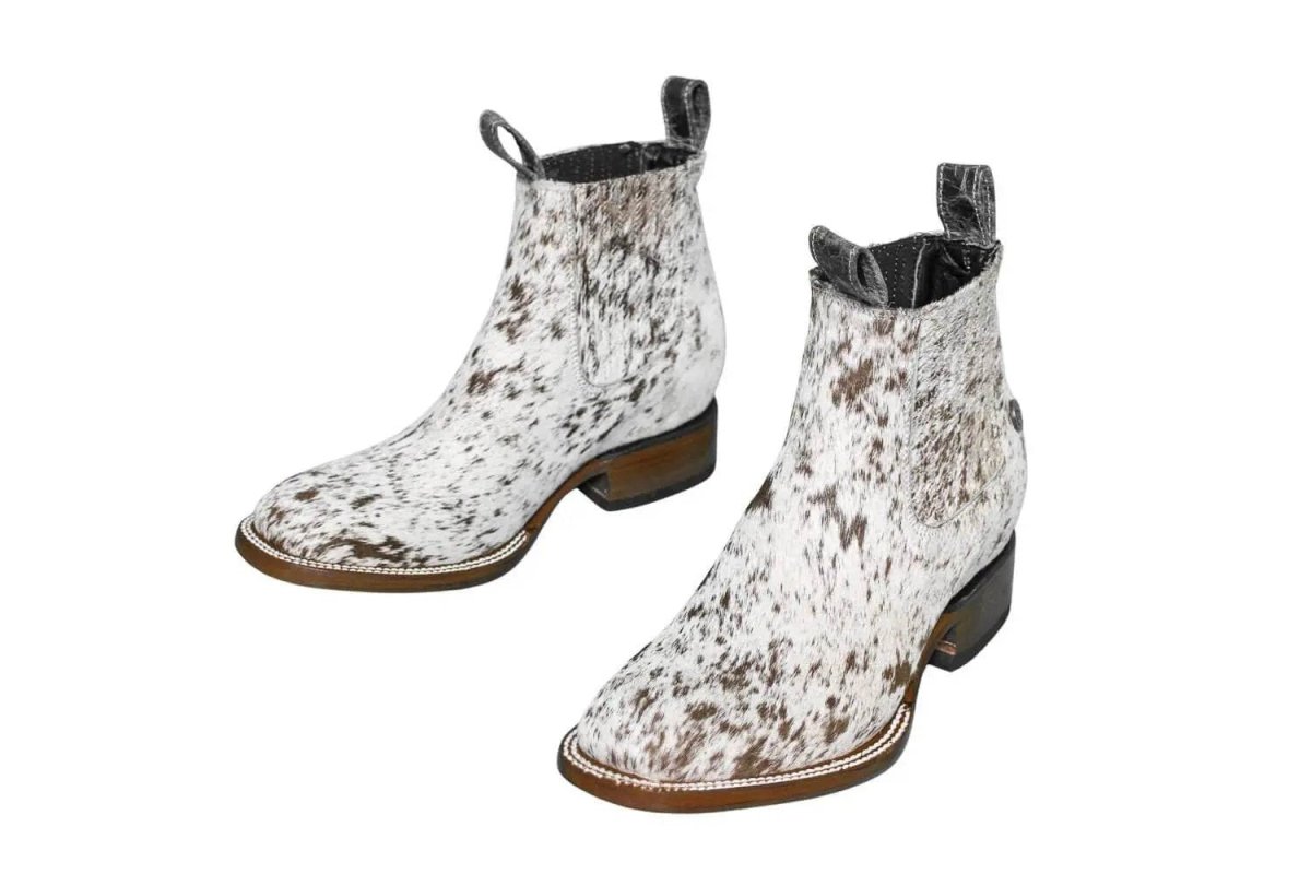 Aurora Cowhide Boots – Size 7.5 – Handmade Western Boots for Women