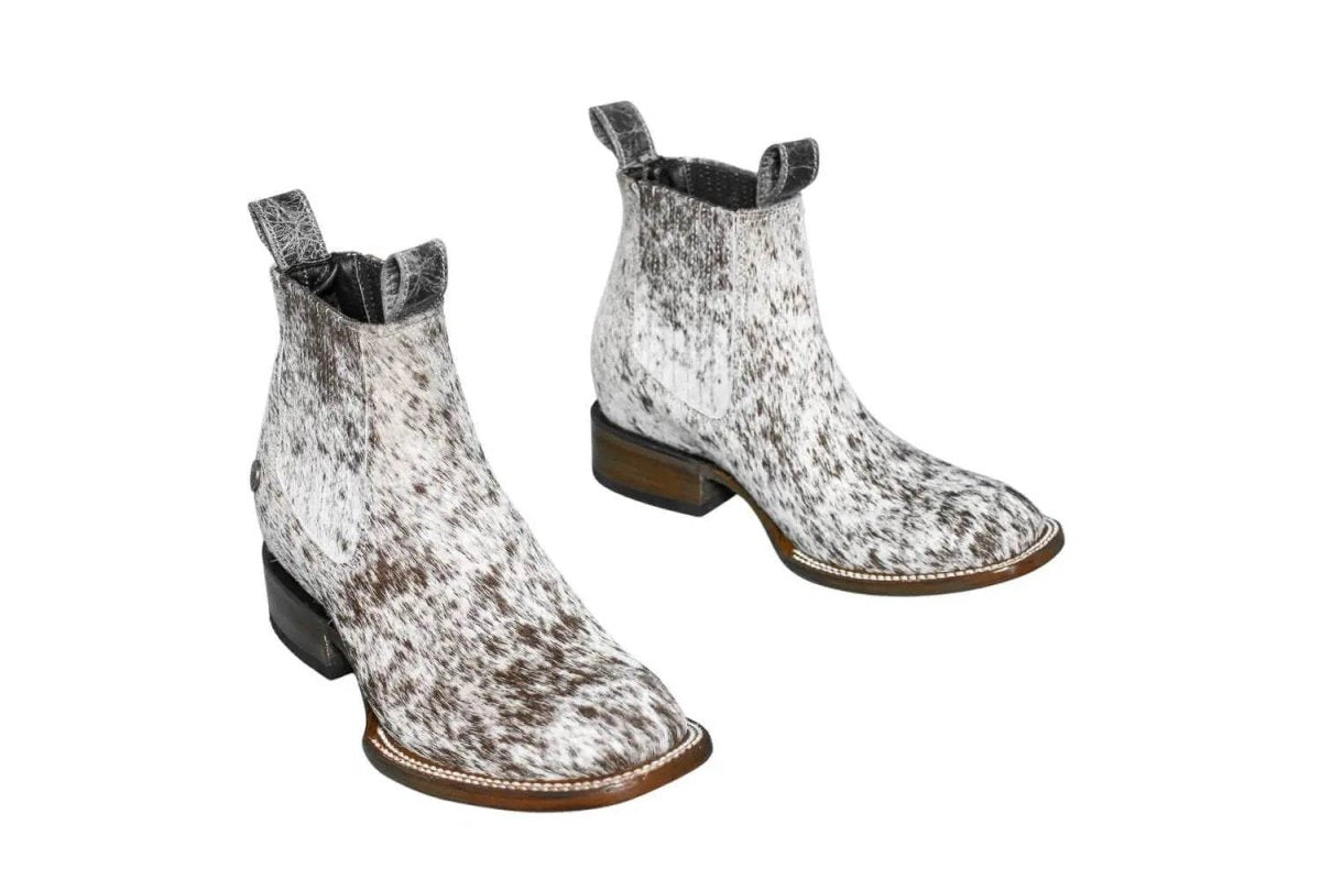 Aurora Cowhide Boots – Size 8 – Handmade Western Boots for Women