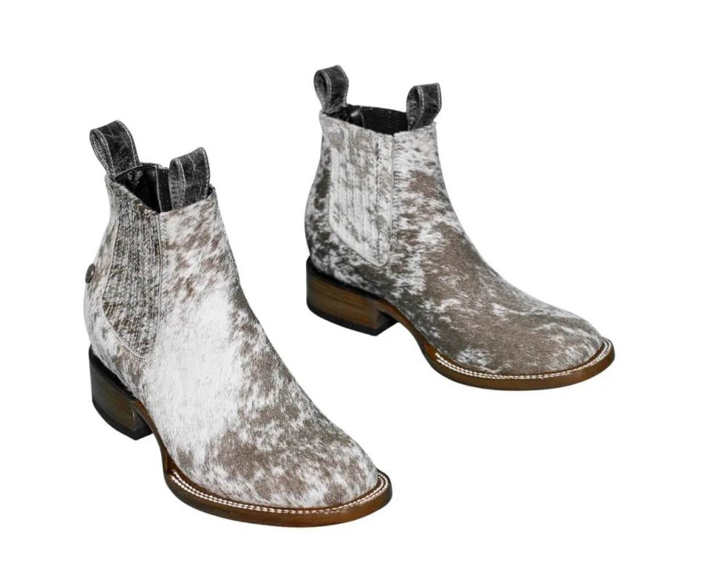 Aurora Cowhide Boots – Size 8.5 – Handmade Western Boots for Women