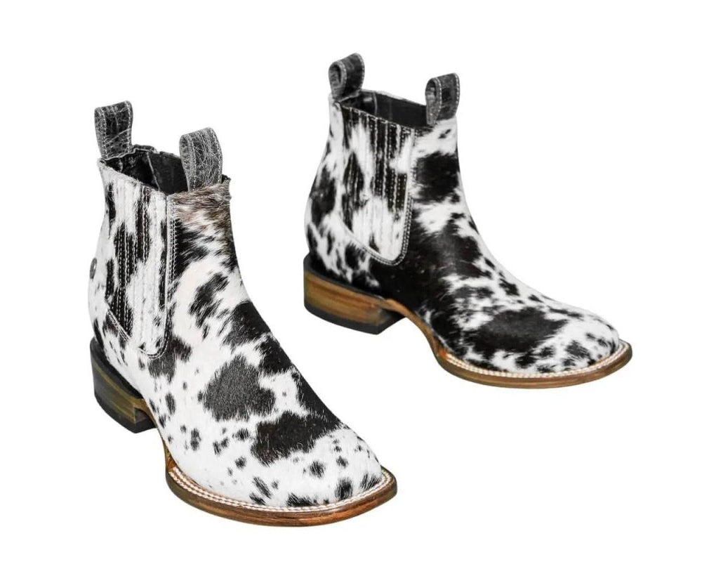 Aurora Cowhide Boots – Size 8.5 – Handmade Western Boots for Women