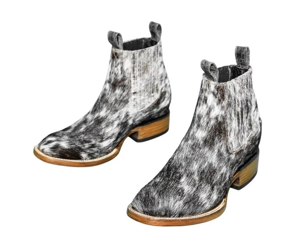 Aurora Cowhide Boots – Size 8.5 – Handmade Western Boots for Women