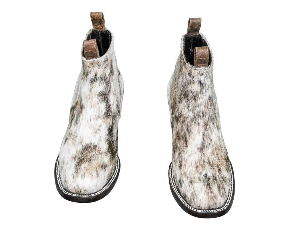 The Aurora Hair - on hide ankle boots - Size 8.5 - Stiefeld Boots