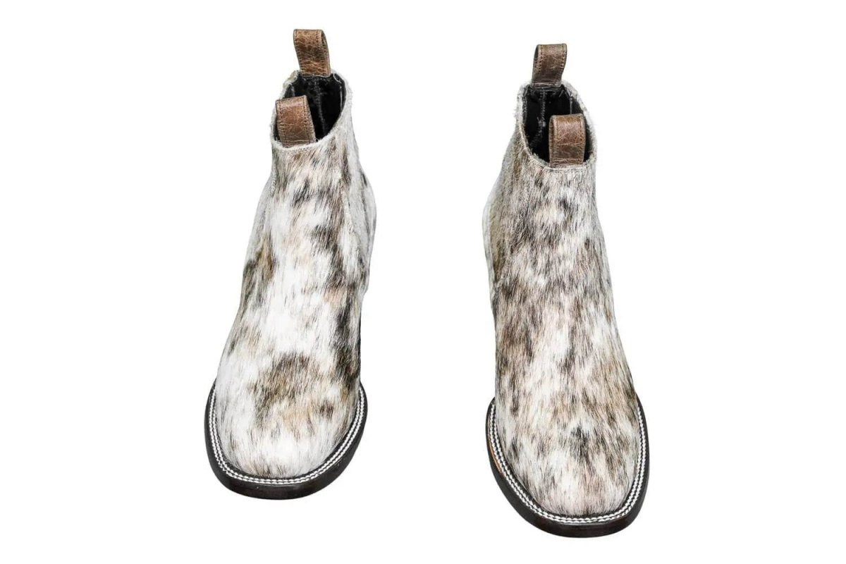 The Aurora Hair - on hide ankle boots - Size 8.5 - Stiefeld Boots