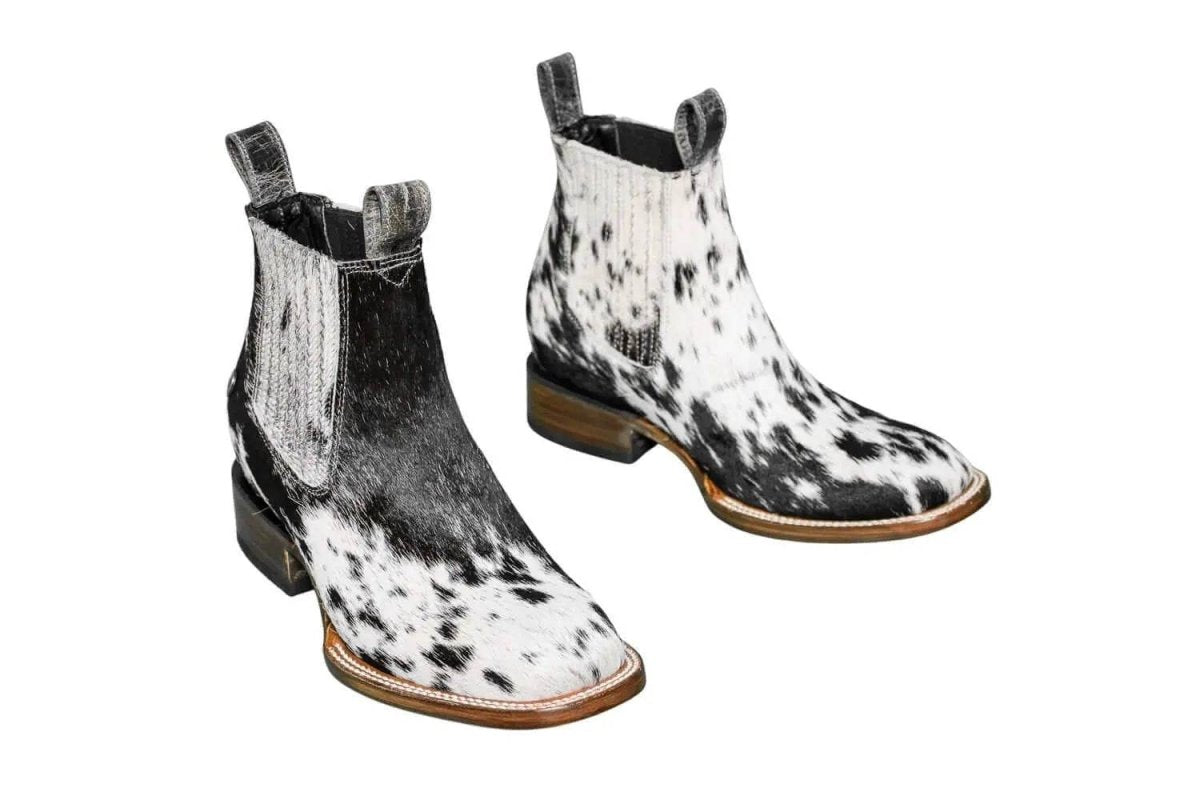 Aurora Cowhide Boots – Size 9 – Handmade Western Boots for Women