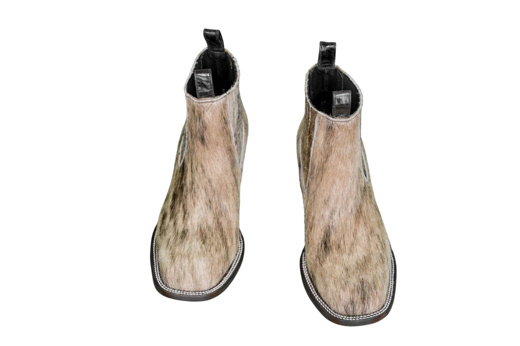 Aurora Cowhide Boots – Size 10 – Handmade Western Boots for Women