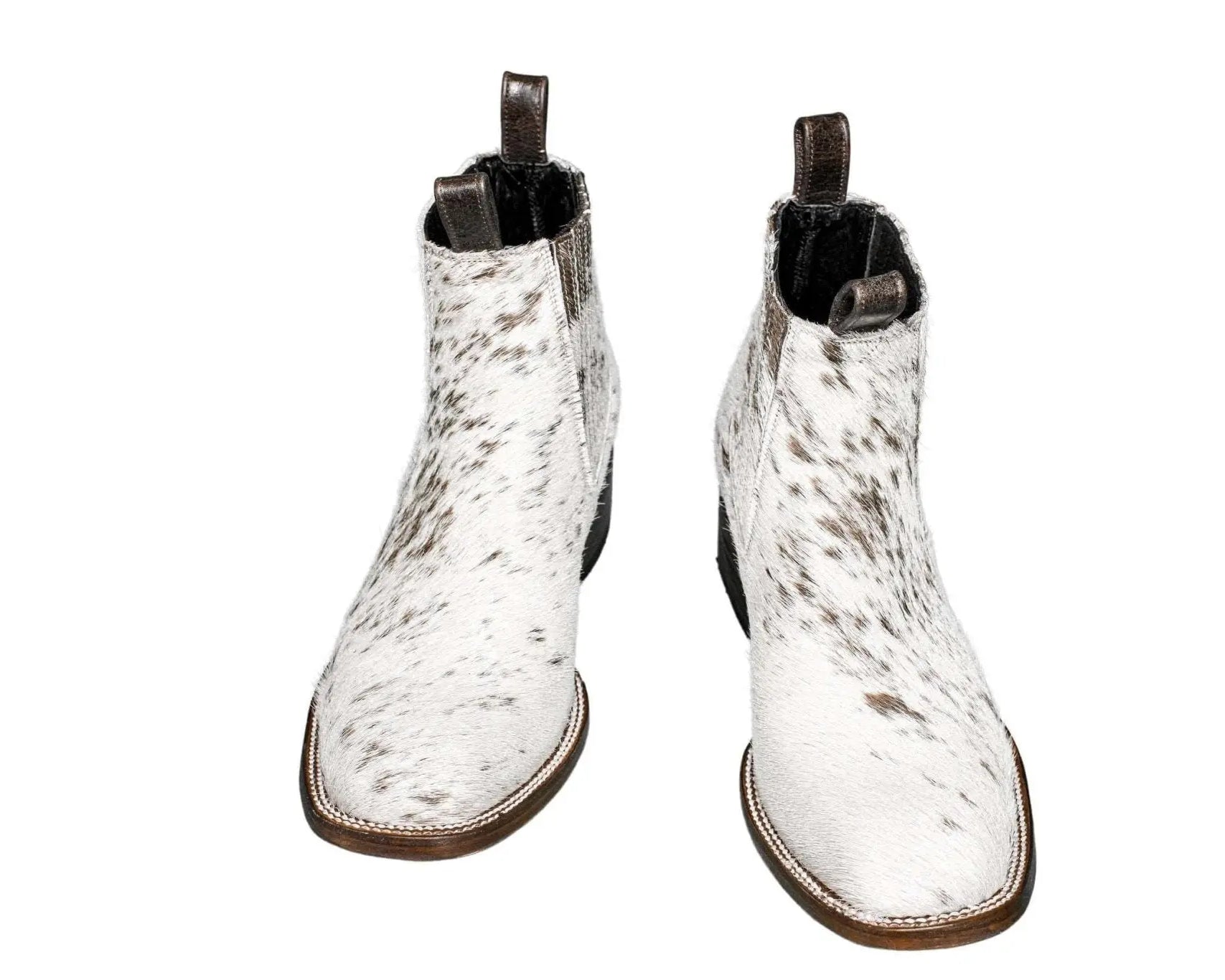 Aurora Cowhide Boots – Size 10 – Handmade Western Boots for Women