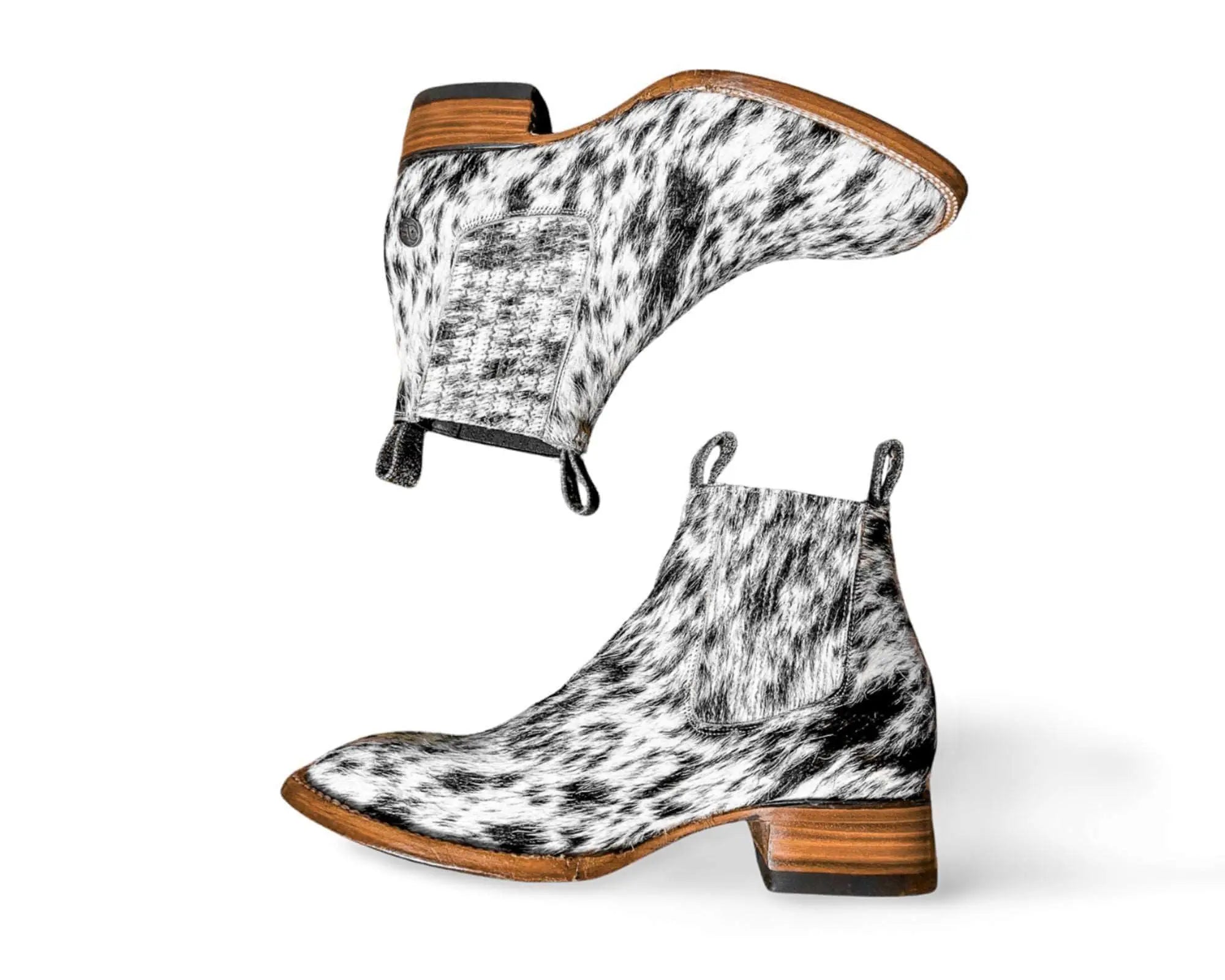 Aurora Cowhide Boots – Size 10.5 – Handmade Western Boots for Women