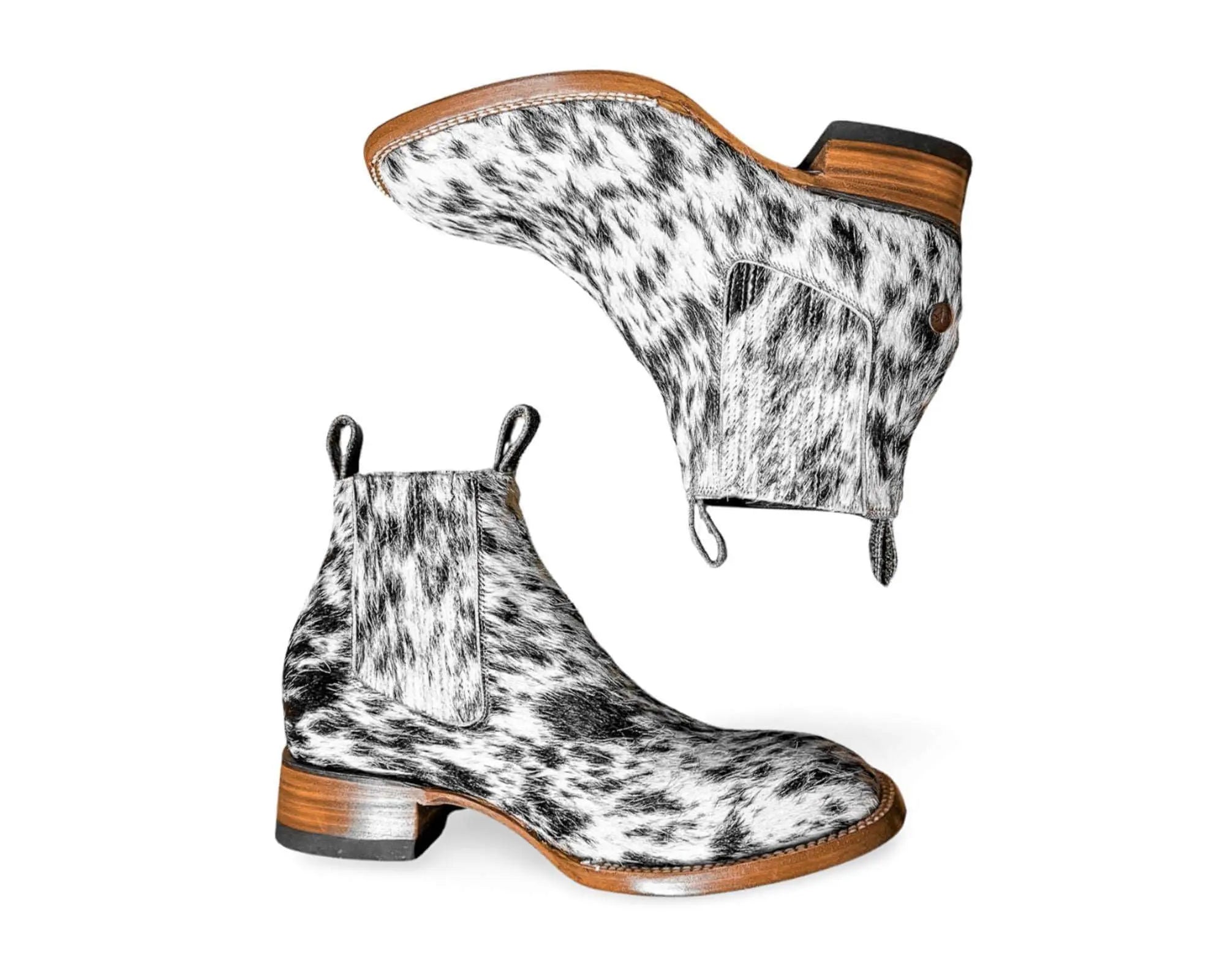 Aurora Cowhide Boots – Size 10.5 – Handmade Western Boots for Women