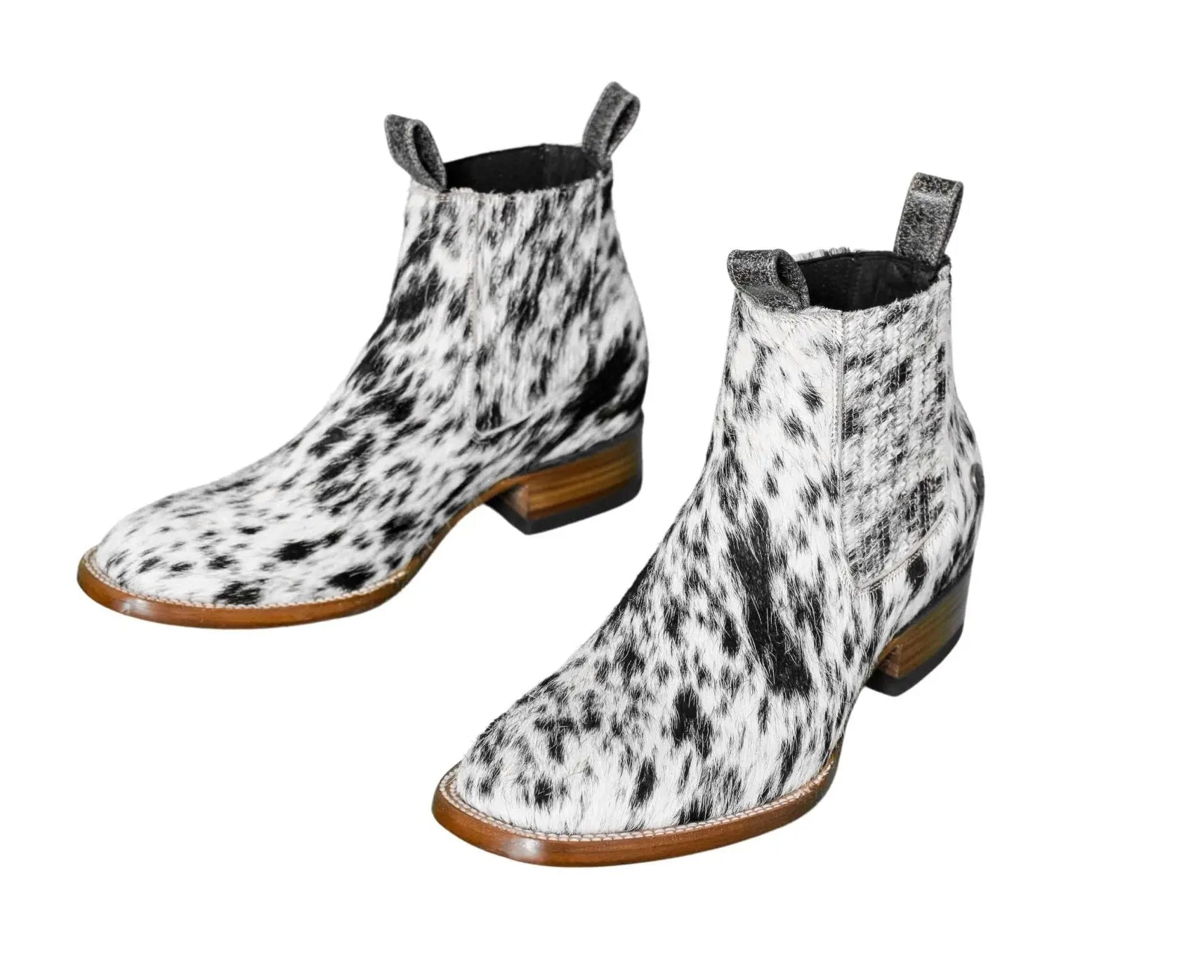 Aurora Cowhide Boots – Size 10.5 – Handmade Western Boots for Women