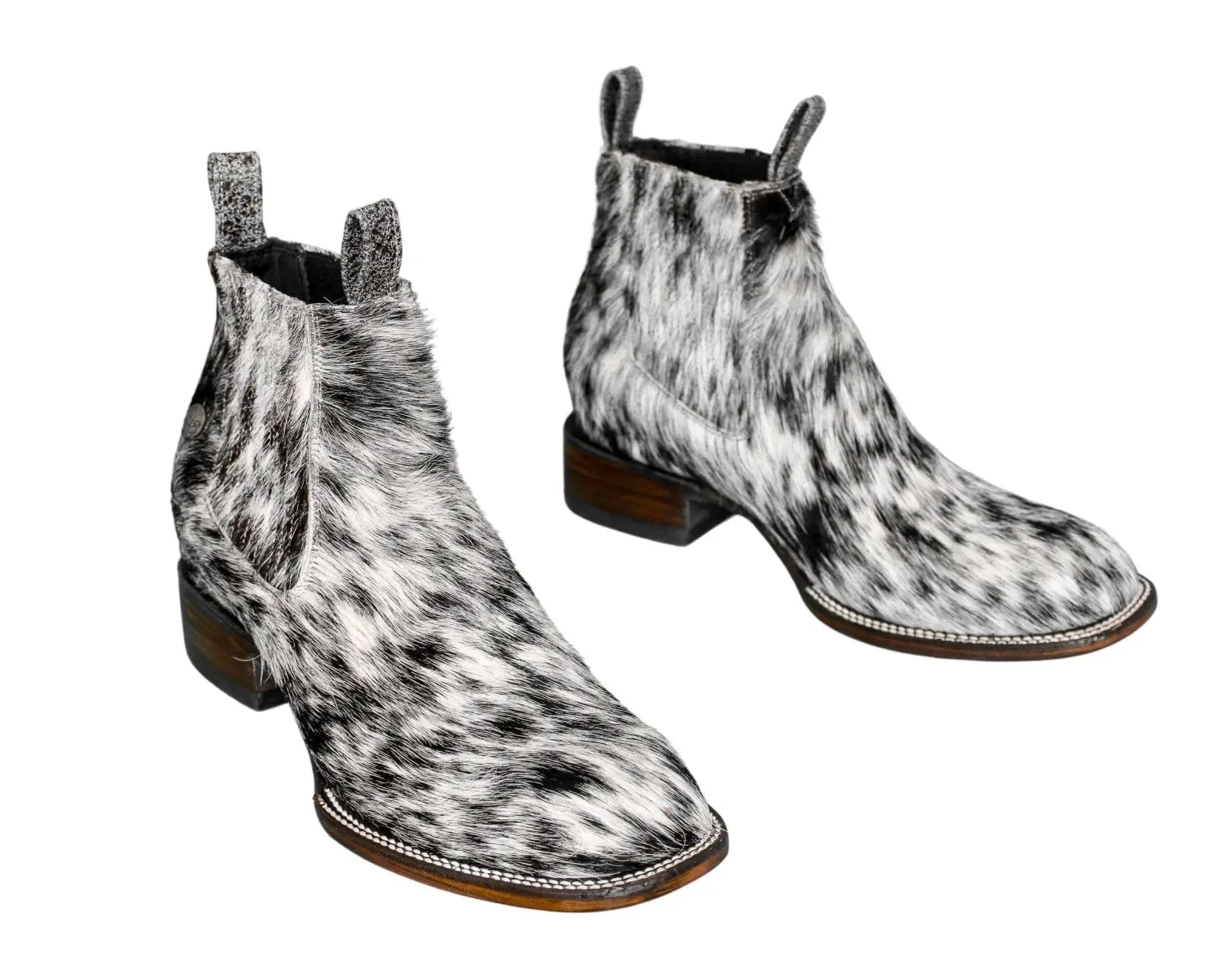 Aurora Cowhide Boots – Size 11 – Handmade Western Boots for Women