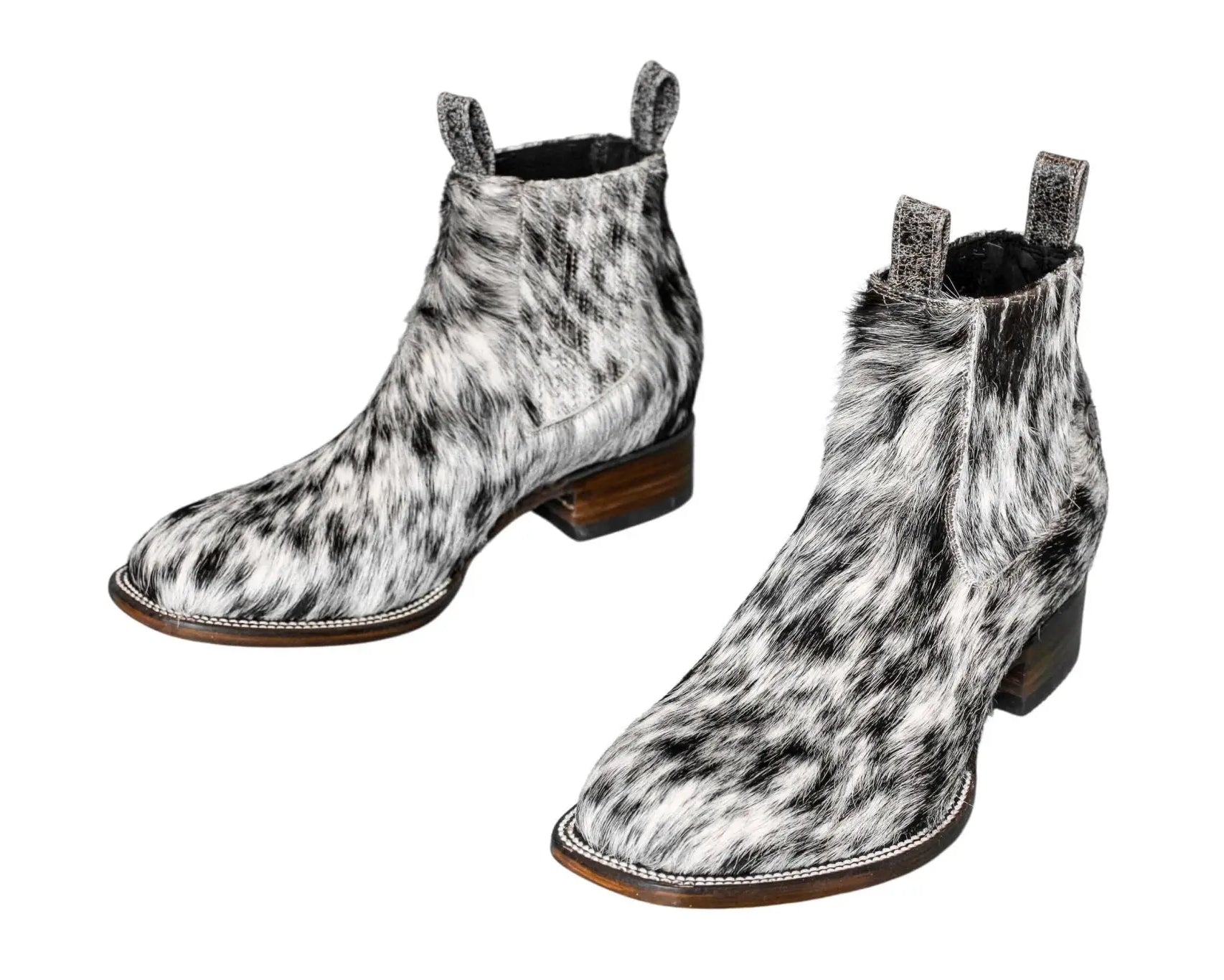 Aurora Cowhide Boots – Size 11 – Handmade Western Boots for Women