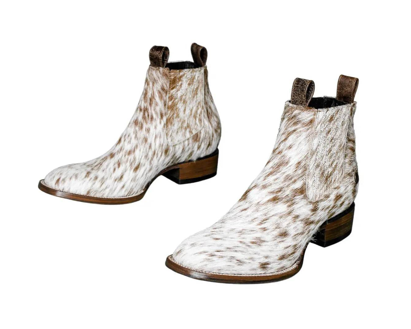 Aurora Cowhide Boots – Size 11.5 – Handmade Western Boots for Women