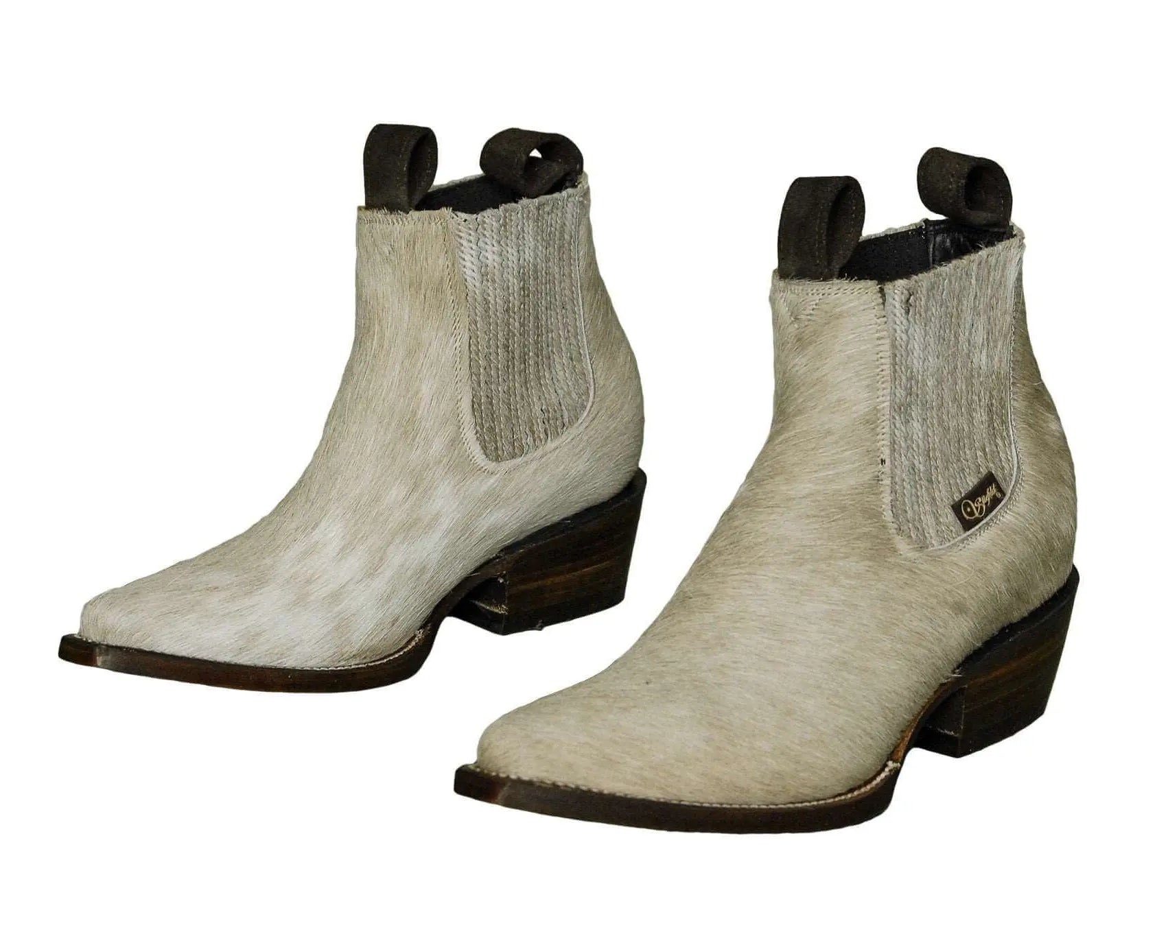 Aurora Cowhide Boots – Size 6.5 – Handmade Western Boots for Women