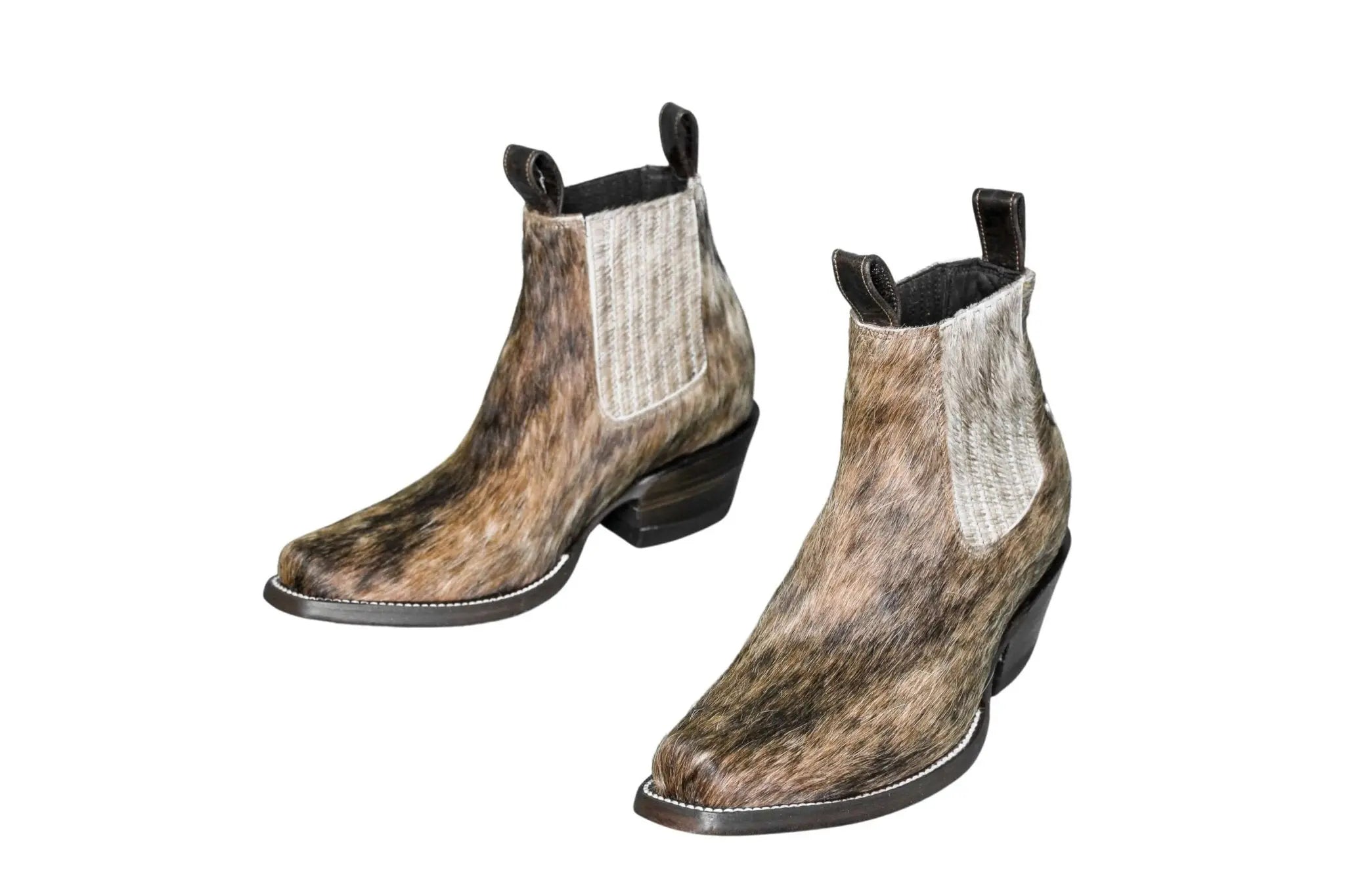 Aurora Cowhide Boots – Size 6.5 – Handmade Western Boots for Women