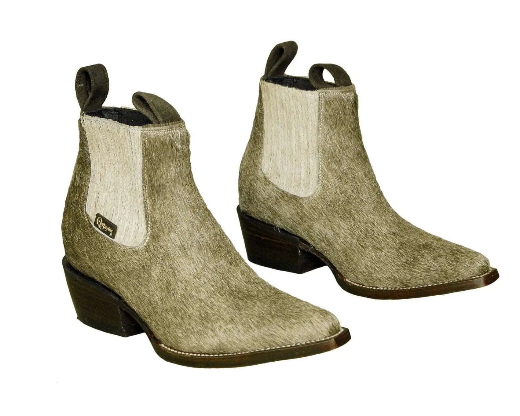 Aurora Cowhide Boots – Size 6.5 – Handmade Western Boots for Women